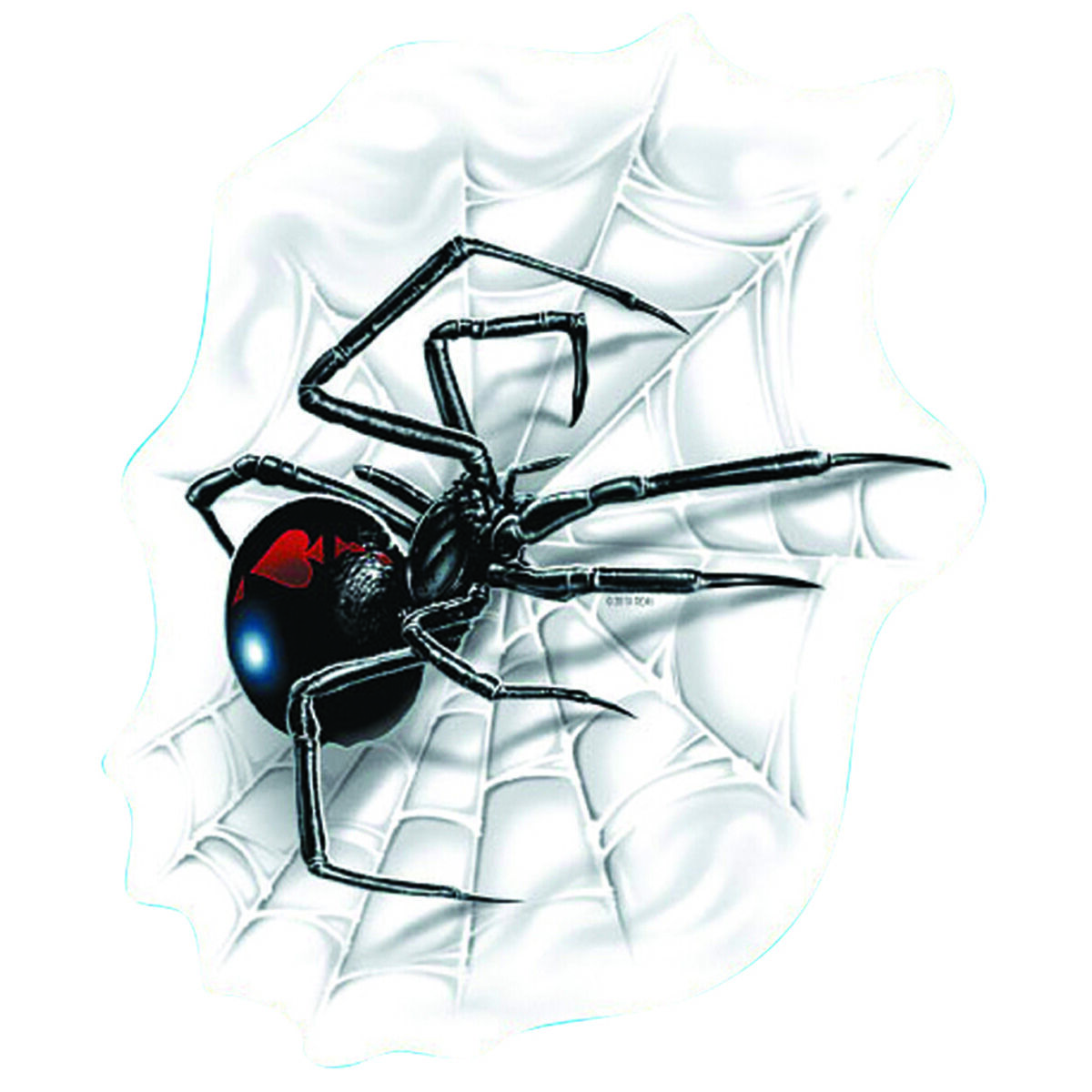 Sticker Spider with Web, Vinyl, , scanz_hi-res