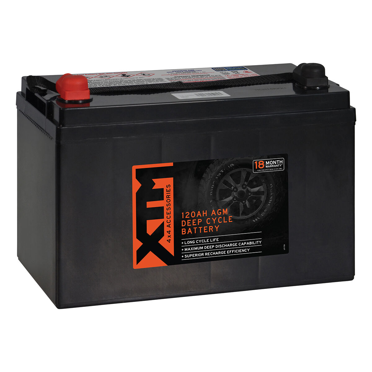 XTM Deep Cycle AGM Battery DC12-120, , scanz_hi-res