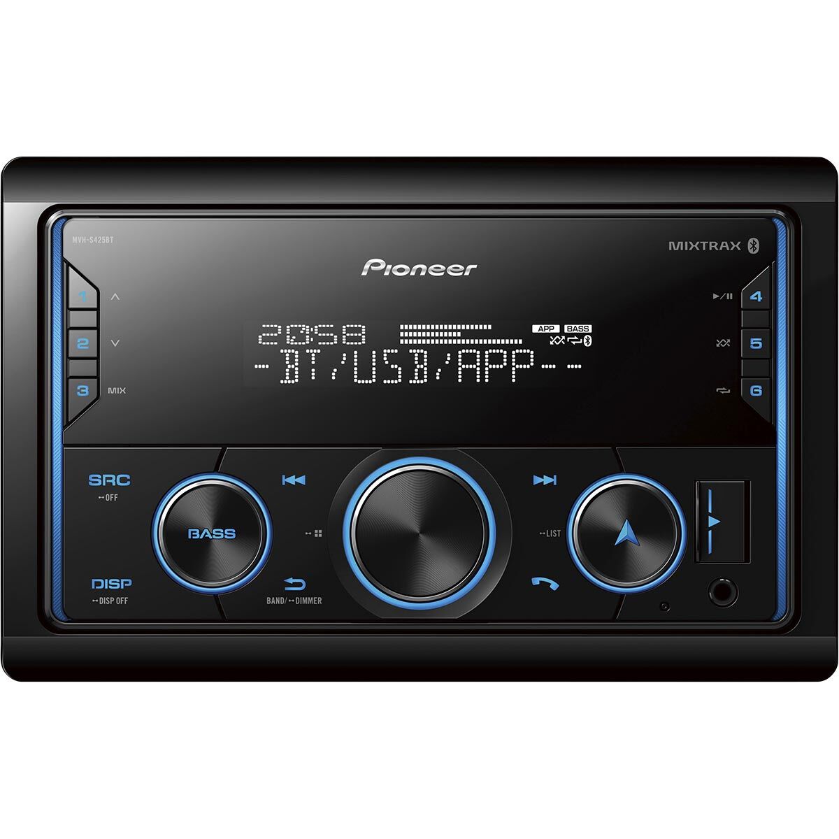 Pioneer MVH-S425BT Double DIN Head Unit, , scanz_hi-res
