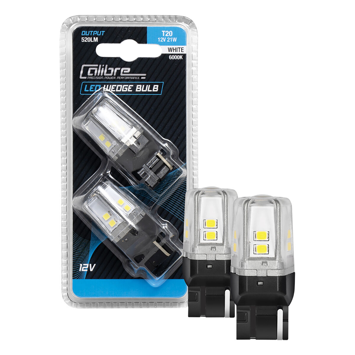 Calibre Automotive Globes - LED Wedge 12V, 21W, T-20, , scanz_hi-res