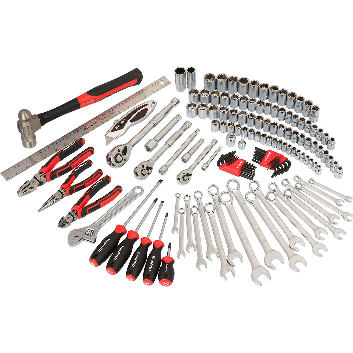 ToolPRO Tool Kit 3 Drawer Chest 131 Piece, , scanz_hi-res