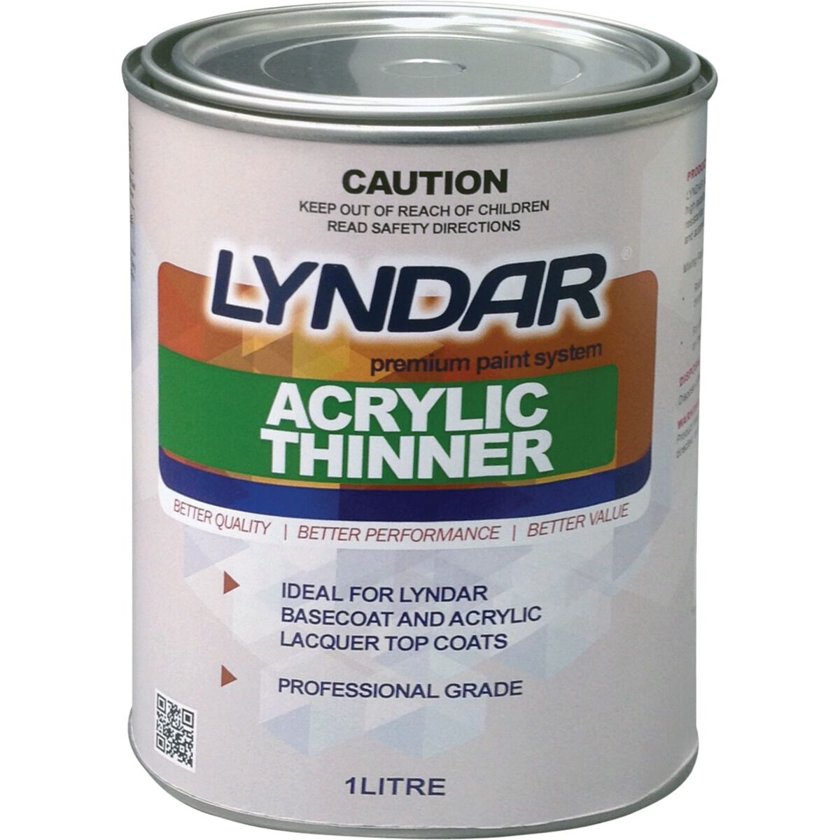 Lyndar Acrylic Thinner - 1 Litre, , scanz_hi-res