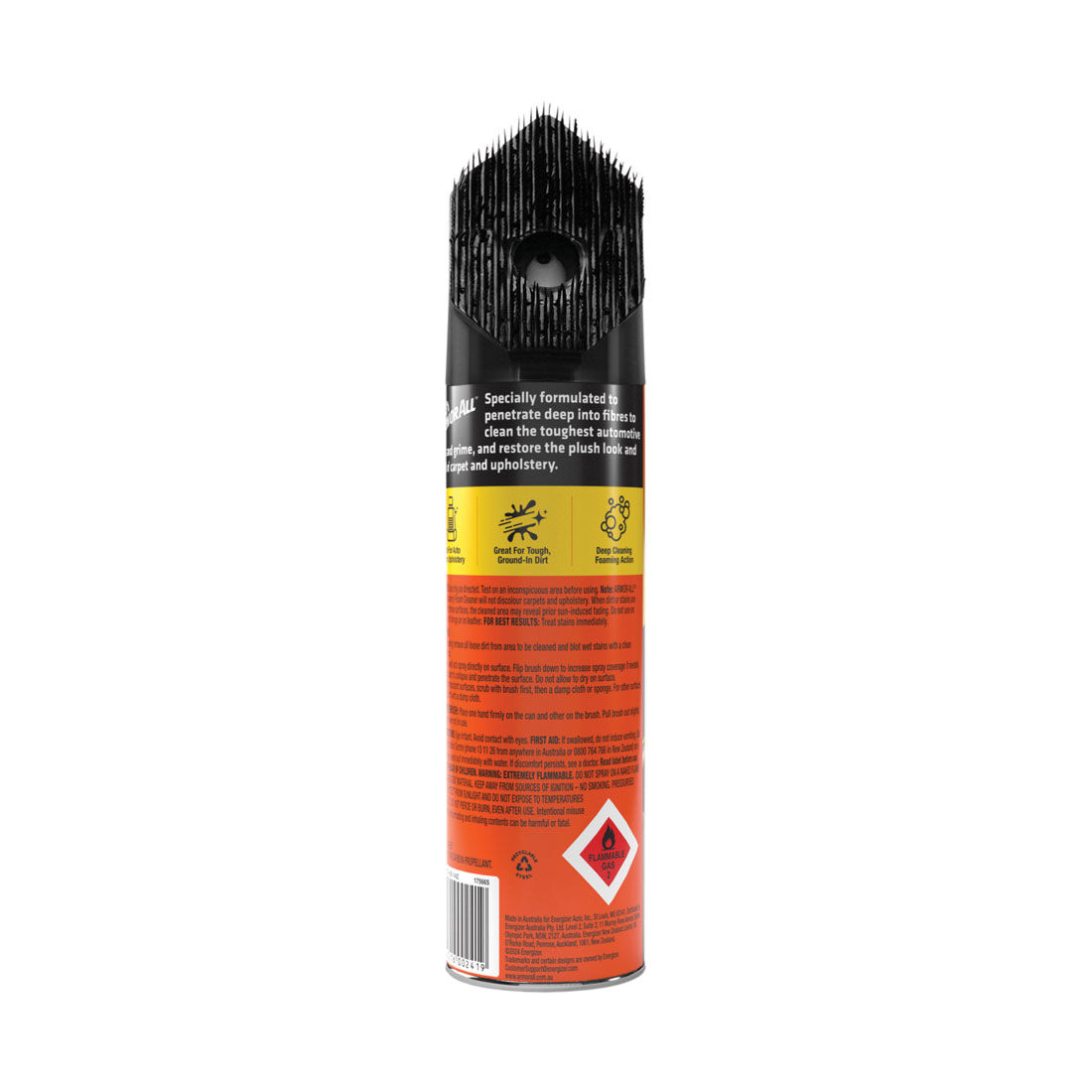 Armor All Carpet And Upholstery Foam Cleaner w/Brushcap 500g, , scanz_hi-res