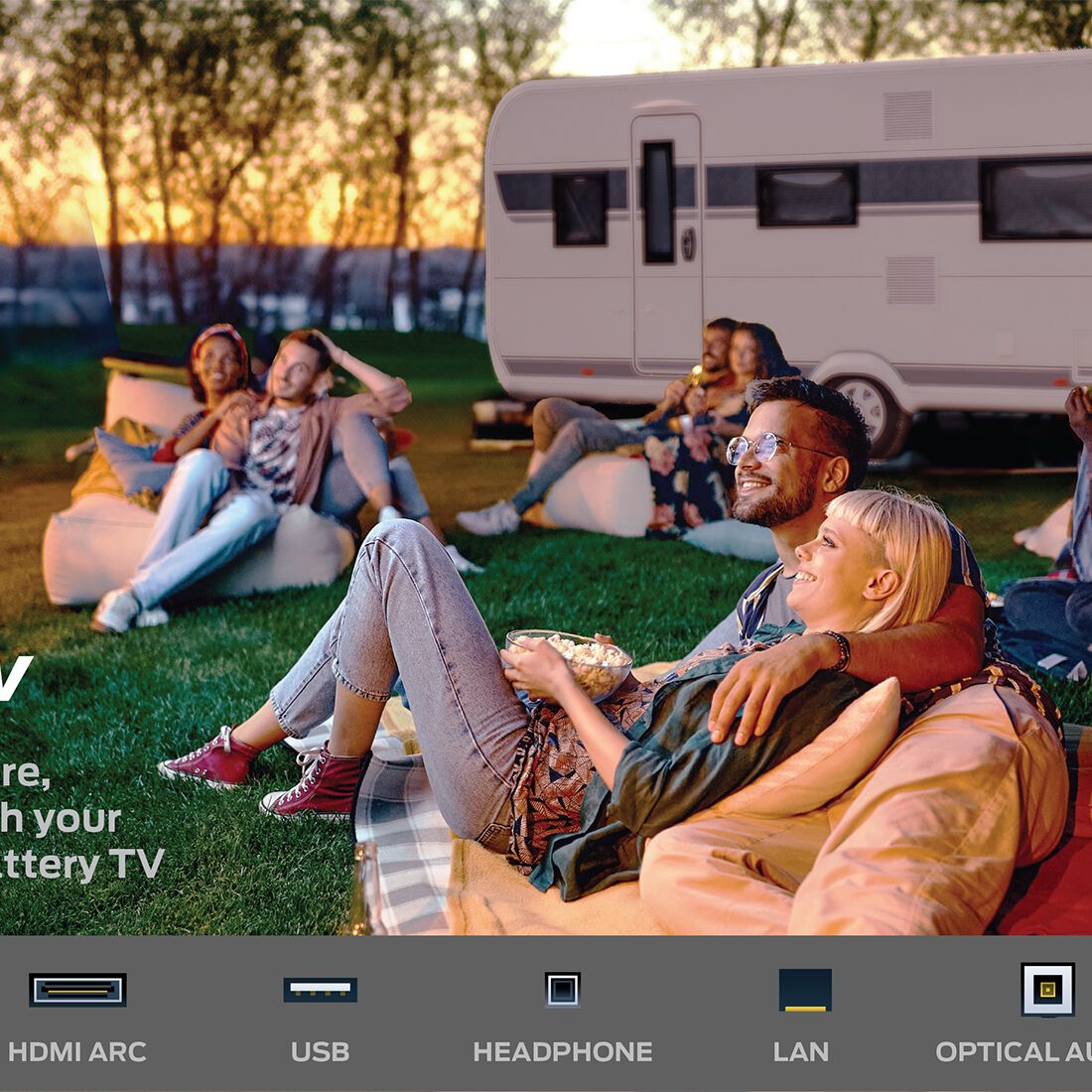 Monster 32in HD LED Smart TV 12/240V with Built-In Battery, , scanz_hi-res