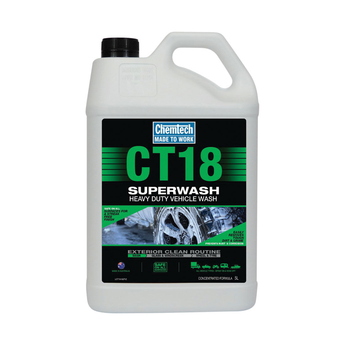 Chemtech CT18 Superwash Truck Wash - 5 Litre, , scanz_hi-res