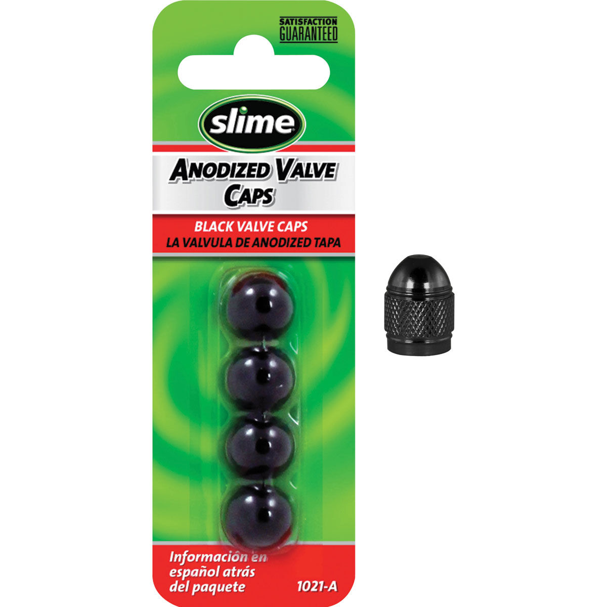 Valve Caps -Anodized, Black, 4 Piece, , scanz_hi-res