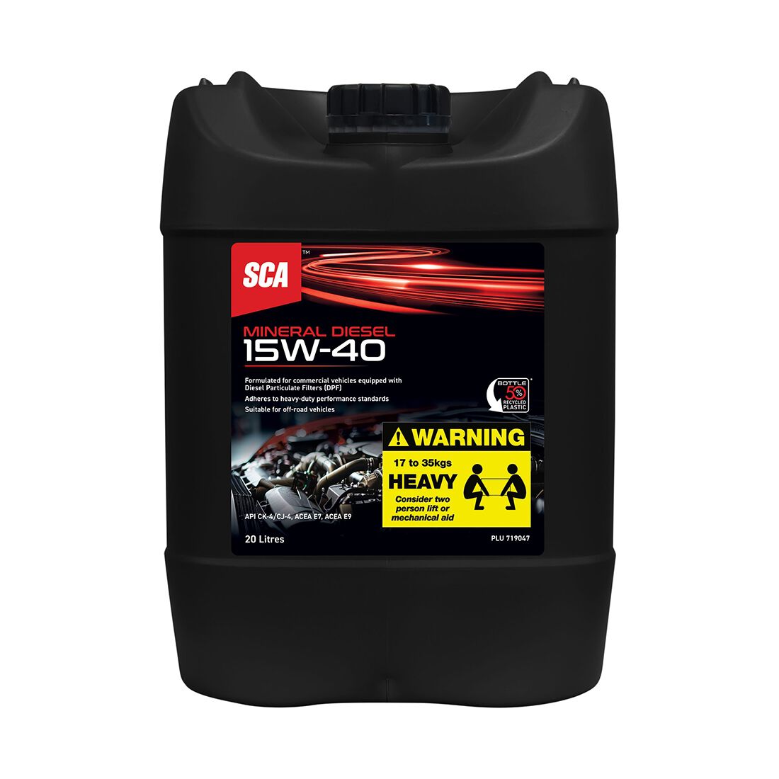 SCA Mineral Diesel Engine Oil 15W-40 20 Litre, , scanz_hi-res