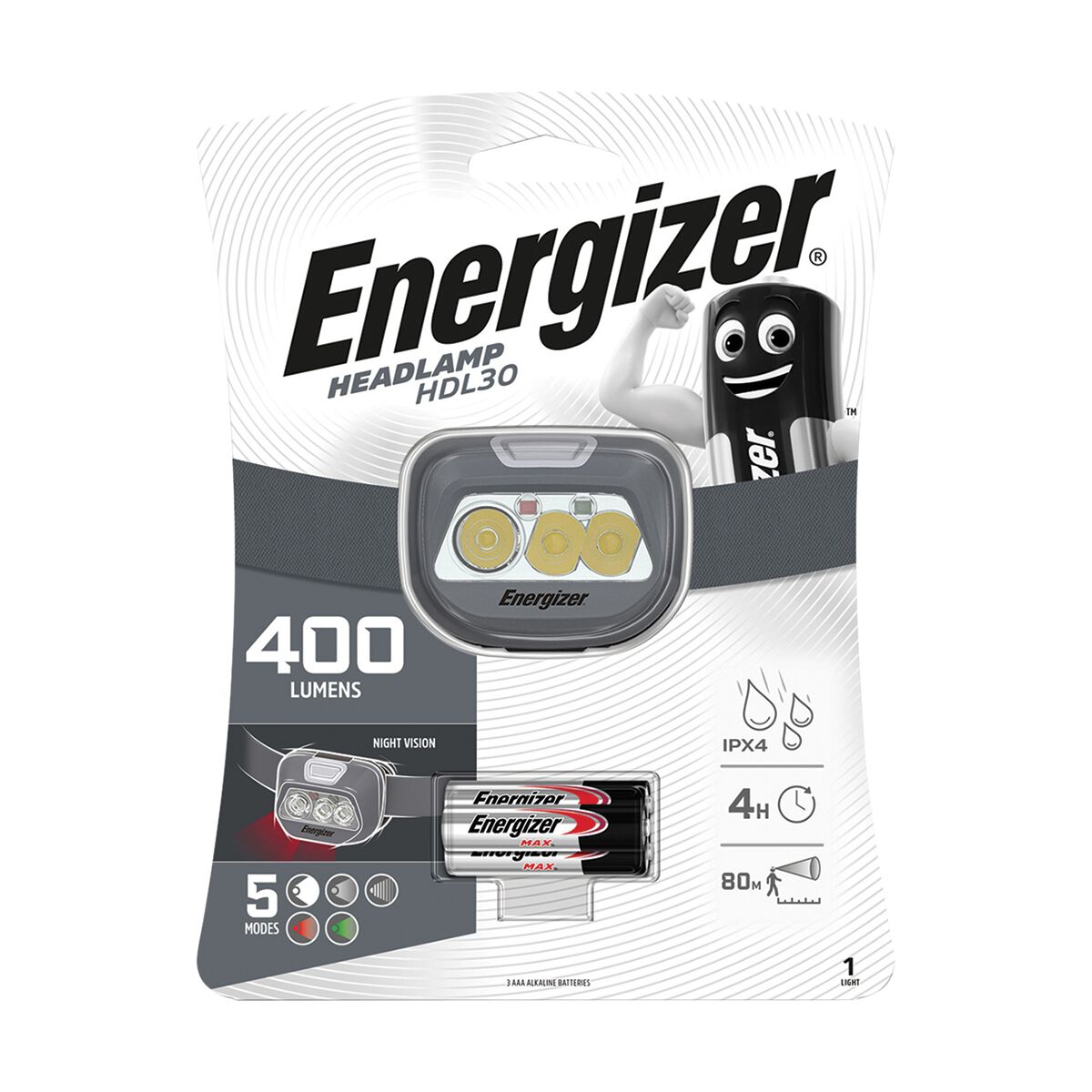 Energizer HDL30 400L Headlamp, , scanz_hi-res