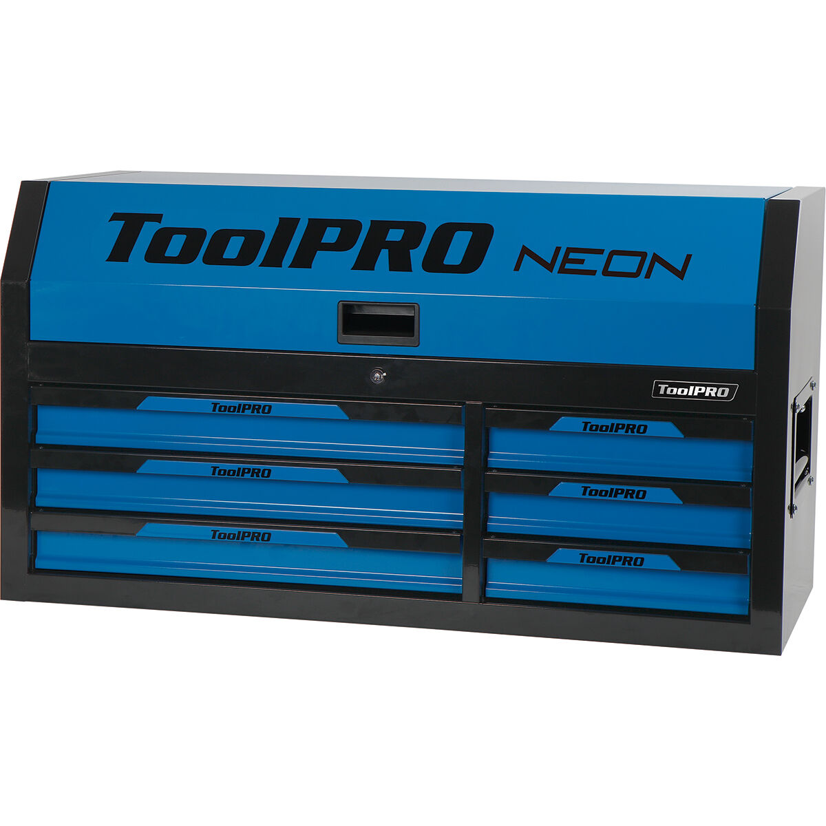 ToolPRO Neon Tool Chest Blue 6 Drawer 42 Inch, , scanz_hi-res