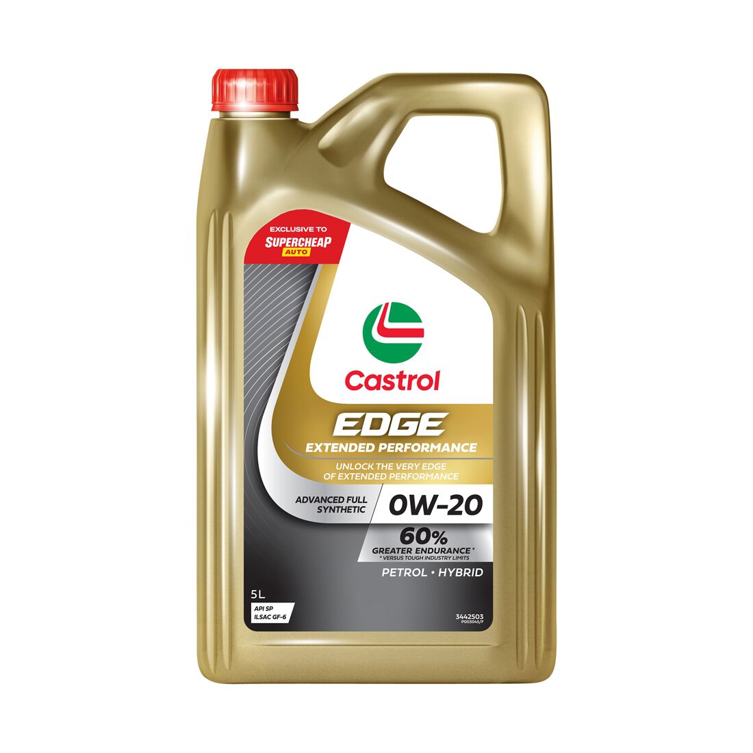 Castrol EDGE Extended Performance Engine Oil 0W-20 5 Litre, , scanz_hi-res