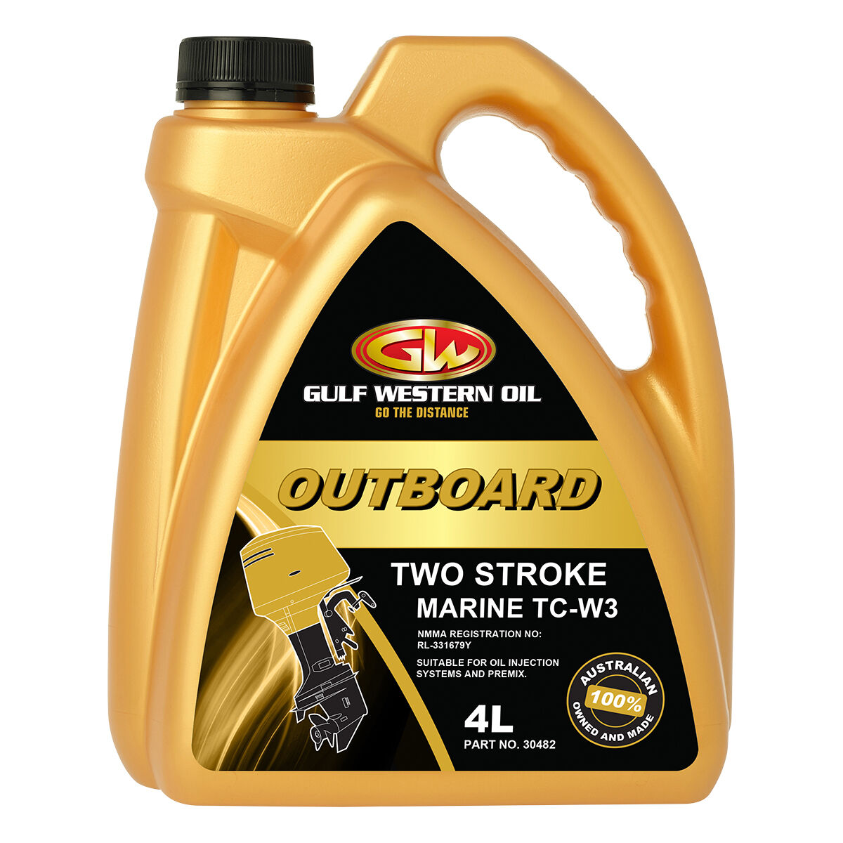 Gulf Western Outboard Oil 2 Stroke 4L, , scanz_hi-res