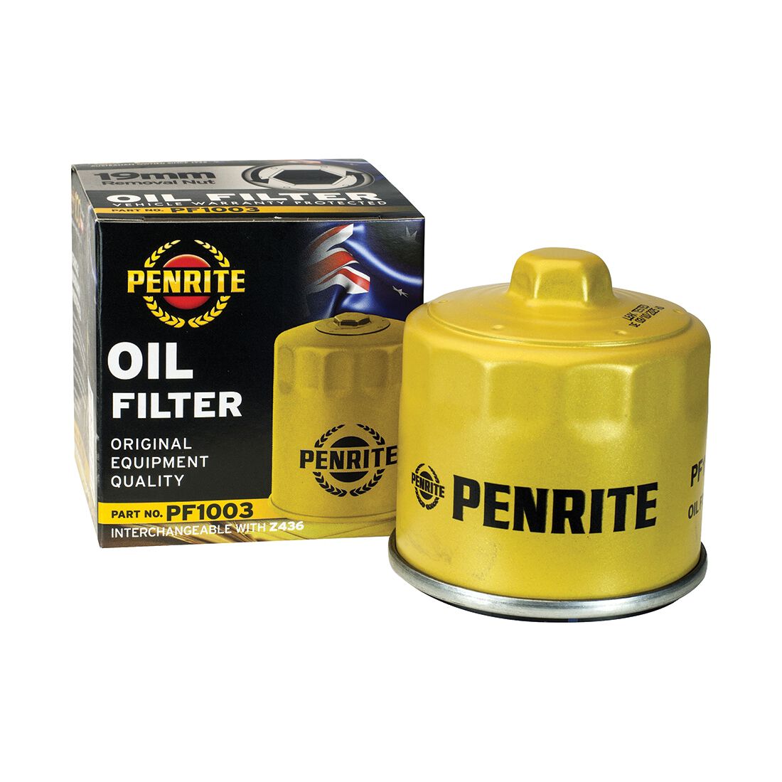 Penrite Oil Filter PF1003 (Interchangeable with Z436), , scanz_hi-res