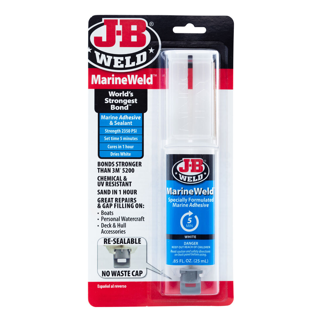 JB Weld MarineWeld Syringe 25mL White 50172, , scanz_hi-res