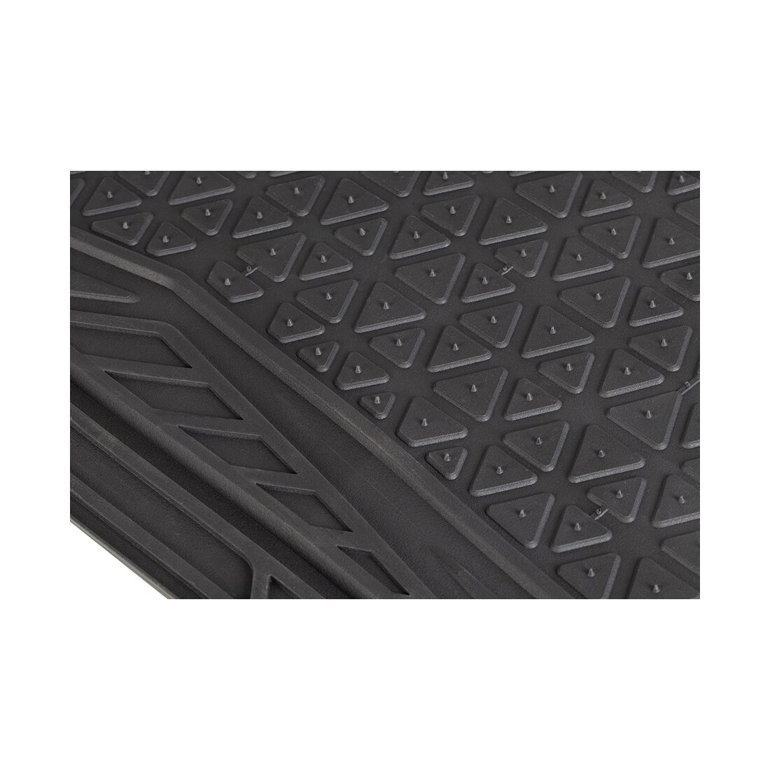 SCA Floor Mats PVC Rubber Pattern Gunmetal Set of 4, , scanz_hi-res