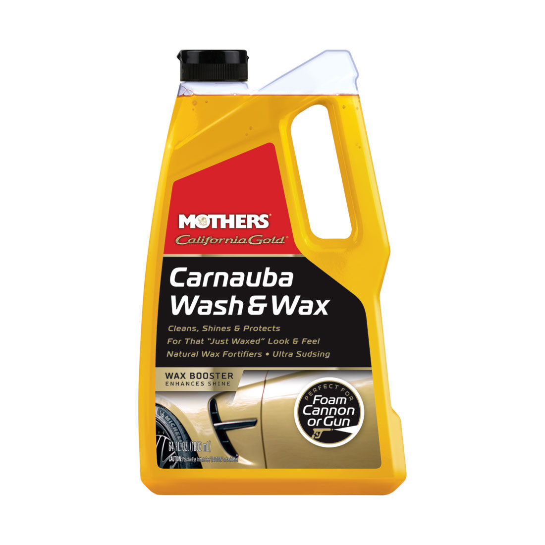 Mothers California Gold Carnauba Wash & Wax 1.89 Litre, , scanz_hi-res
