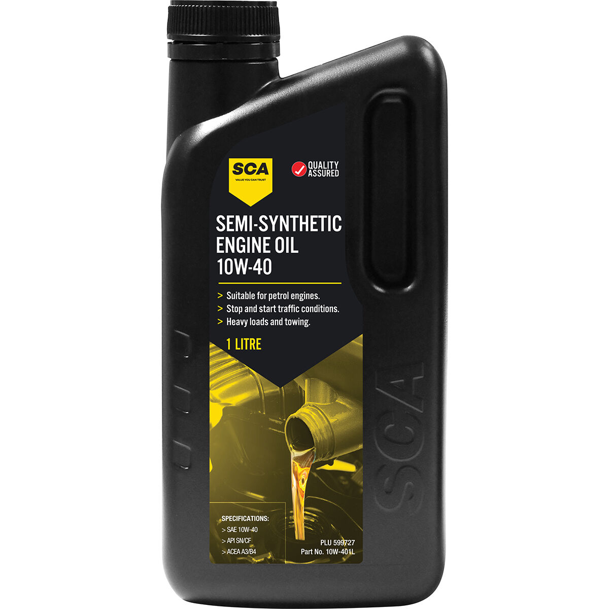 SCA Semi Synthetic Engine Oil 10W-40 1 Litre, , scanz_hi-res