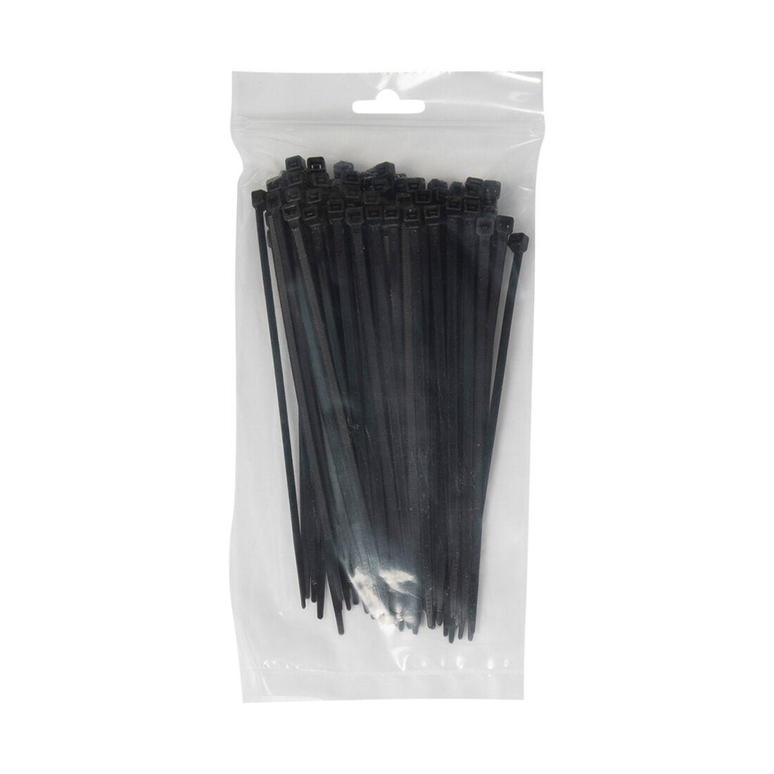 SCA Cable Ties 4.8mm X 200mm, Pack of 100, Black, , scanz_hi-res