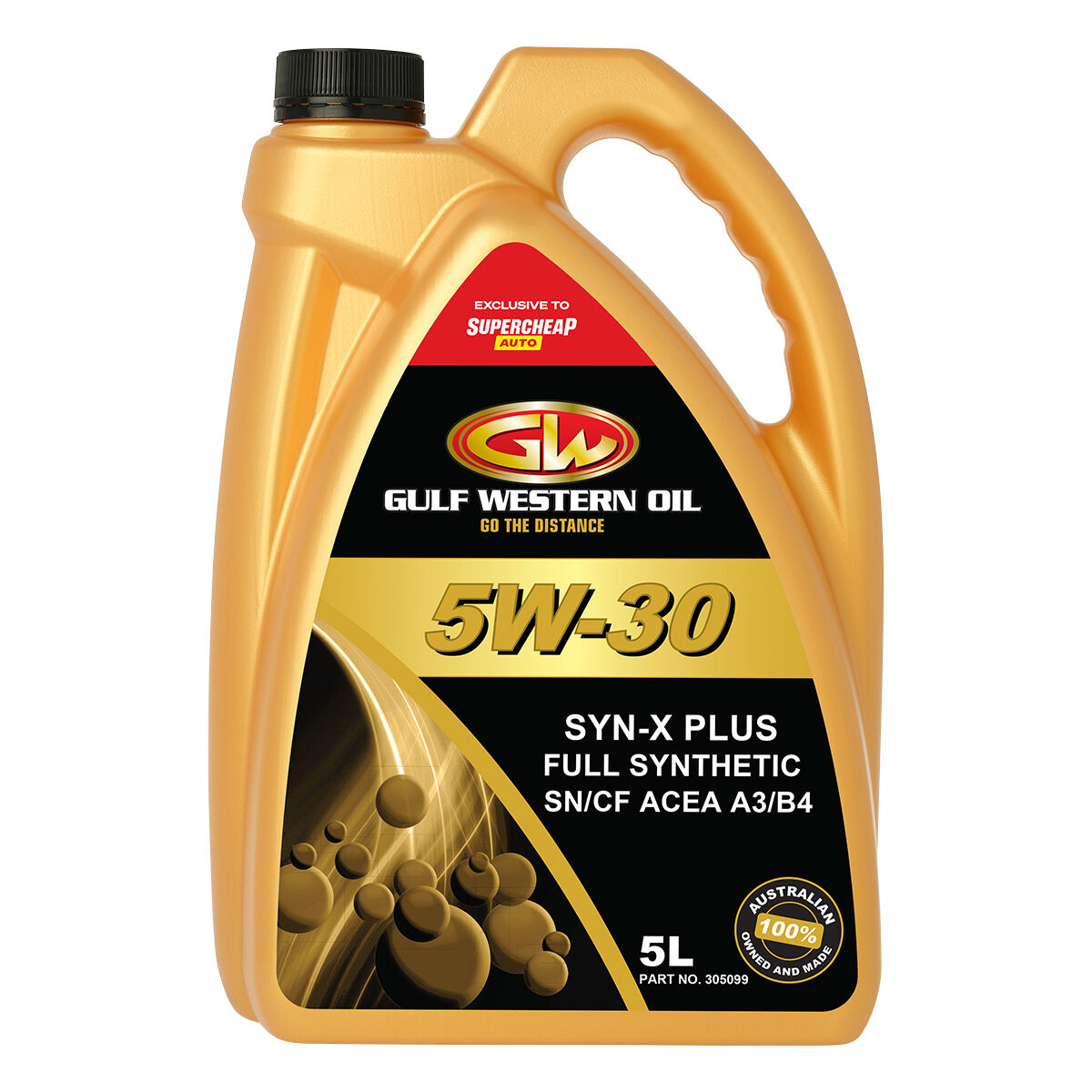 Gulf Western Syn-X Plus Engine Oil  - 5W-30 - 5 Litre, , scanz_hi-res
