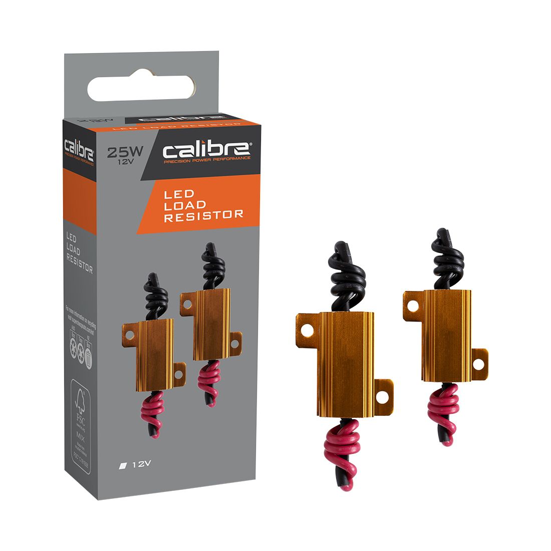 Calibre LED Load Resistor 12V, 25W, CALED10A (2pc), , scanz_hi-res