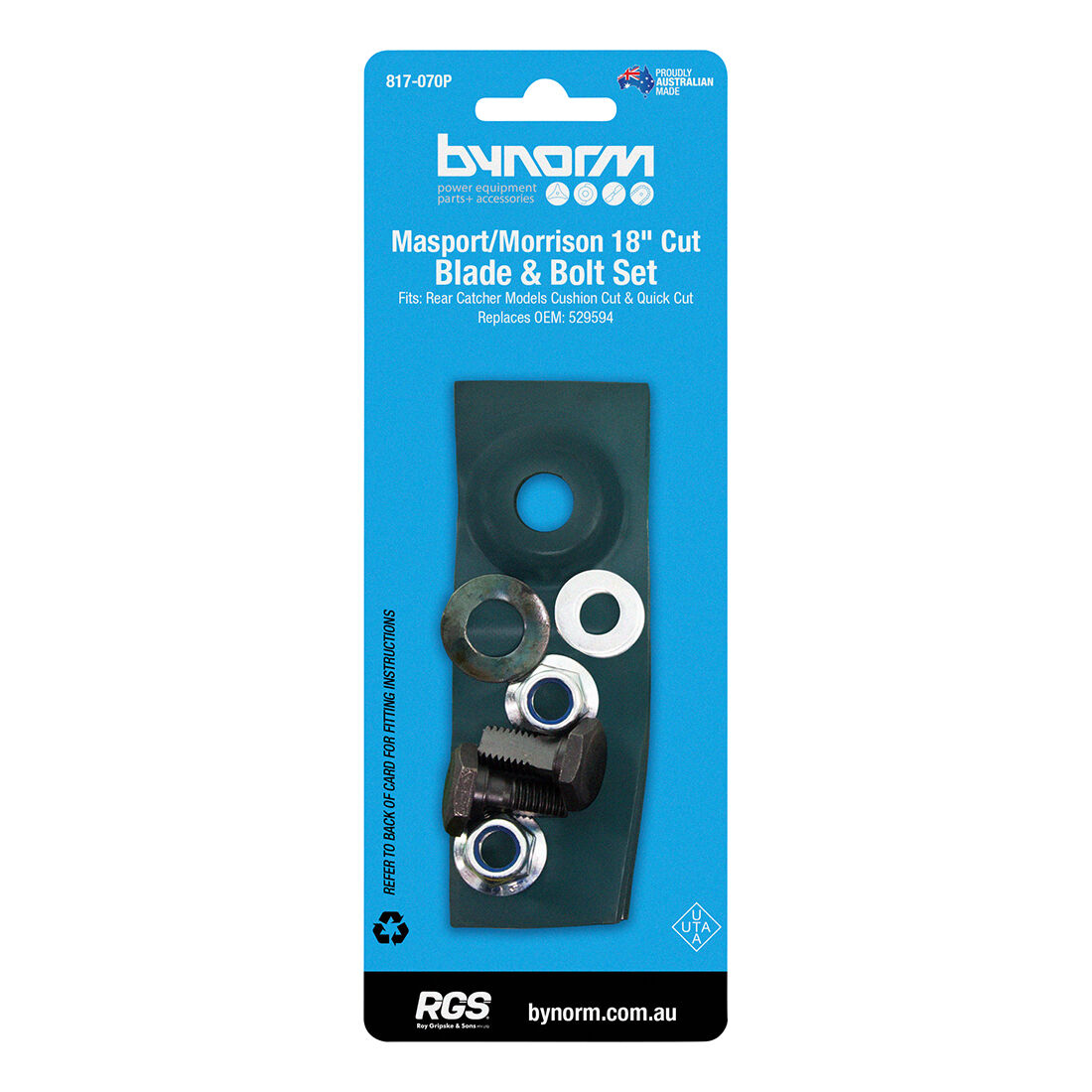 Bynorm Blade and Bolt Set to Suit Masport, , scanz_hi-res