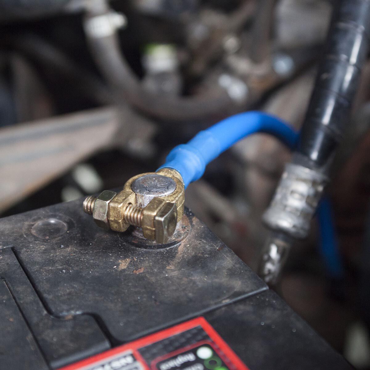 SCA Battery Lead - 8 inch, Lug  /  Terminal, , scanz_hi-res