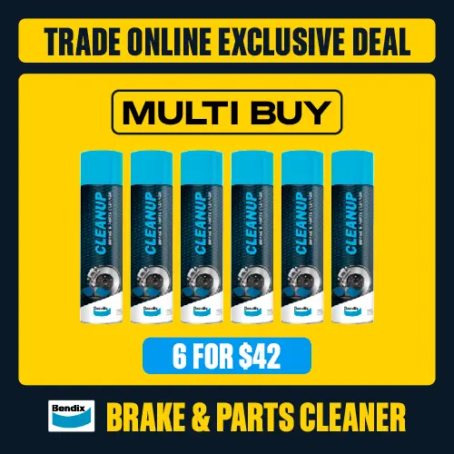 Trade Online Exclusive Deal - 6 for $42 Bendix Brake & Parts Cleaner
