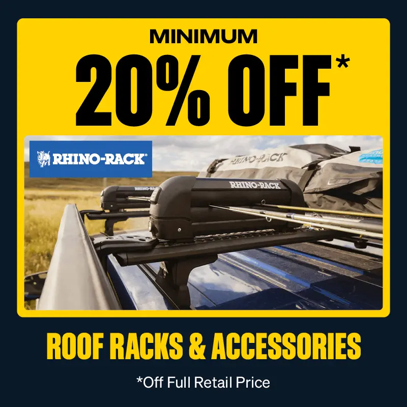 Minimum 20% OFF Rhino Rack Roof Racks & Accessories