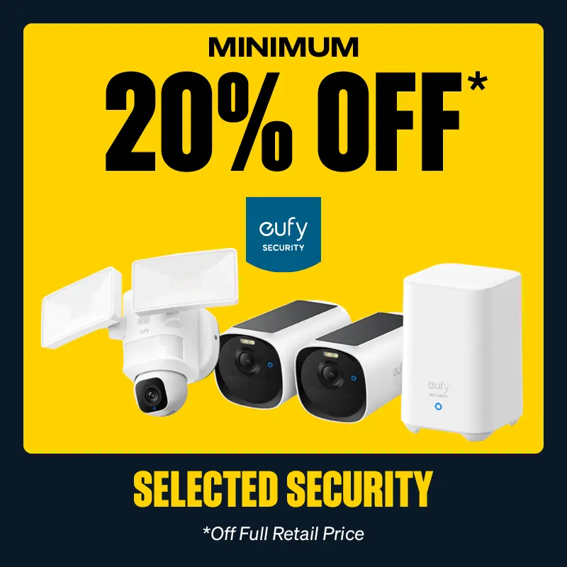 Minimum 20% OFF Selected Eufy Security