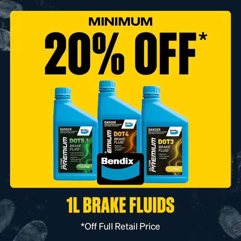 Minimum 20% OFF Bendix 1L Brake Fluids