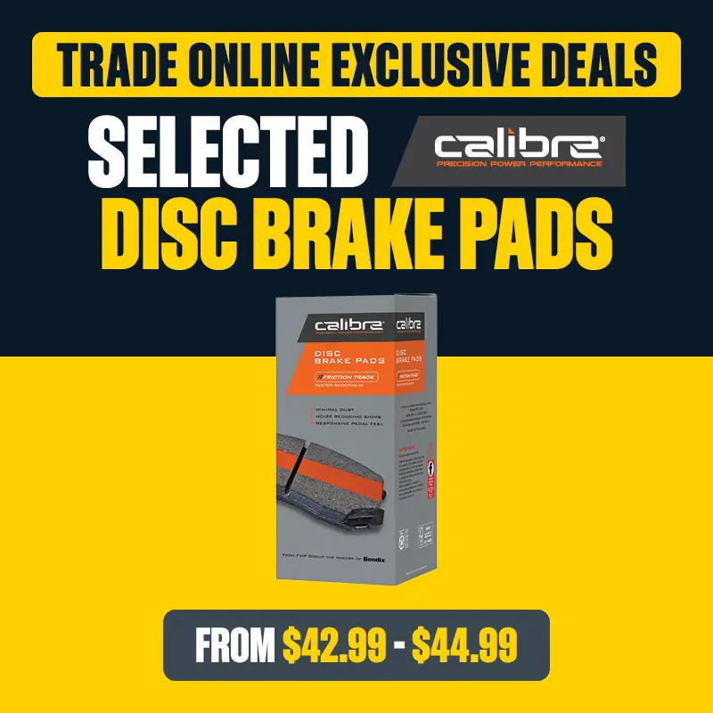 Trade Online Exclusive - Selected Calibre Disc Brake Pads 