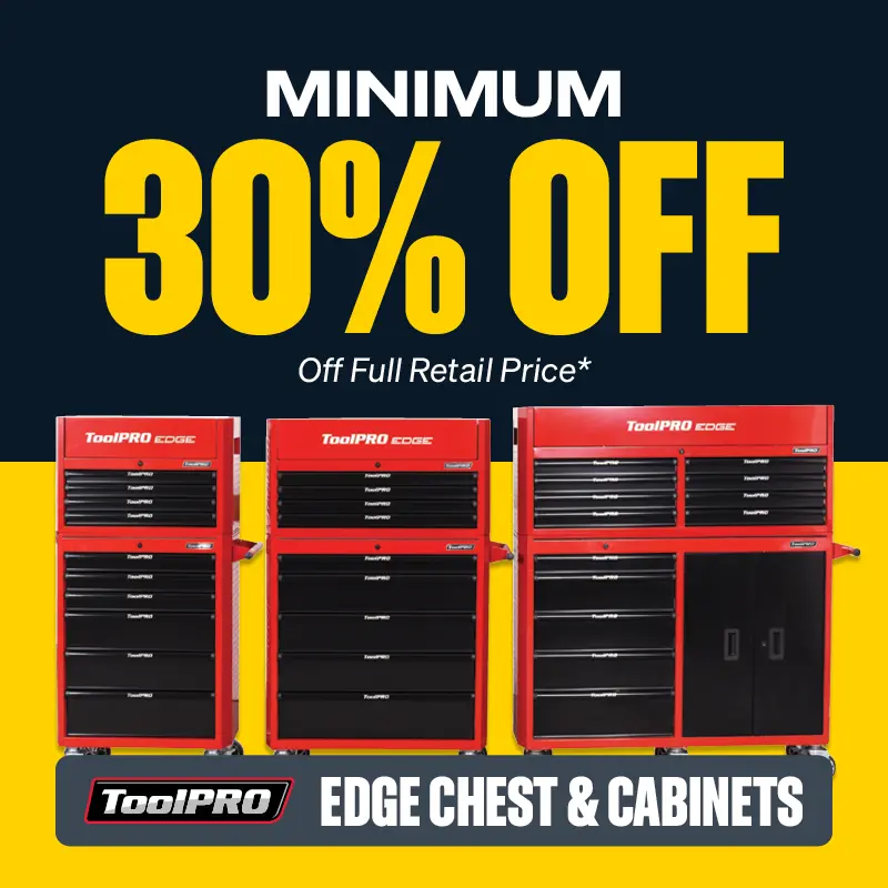 Min 30% OFF ToolPRO Edge Chests & Cabinets