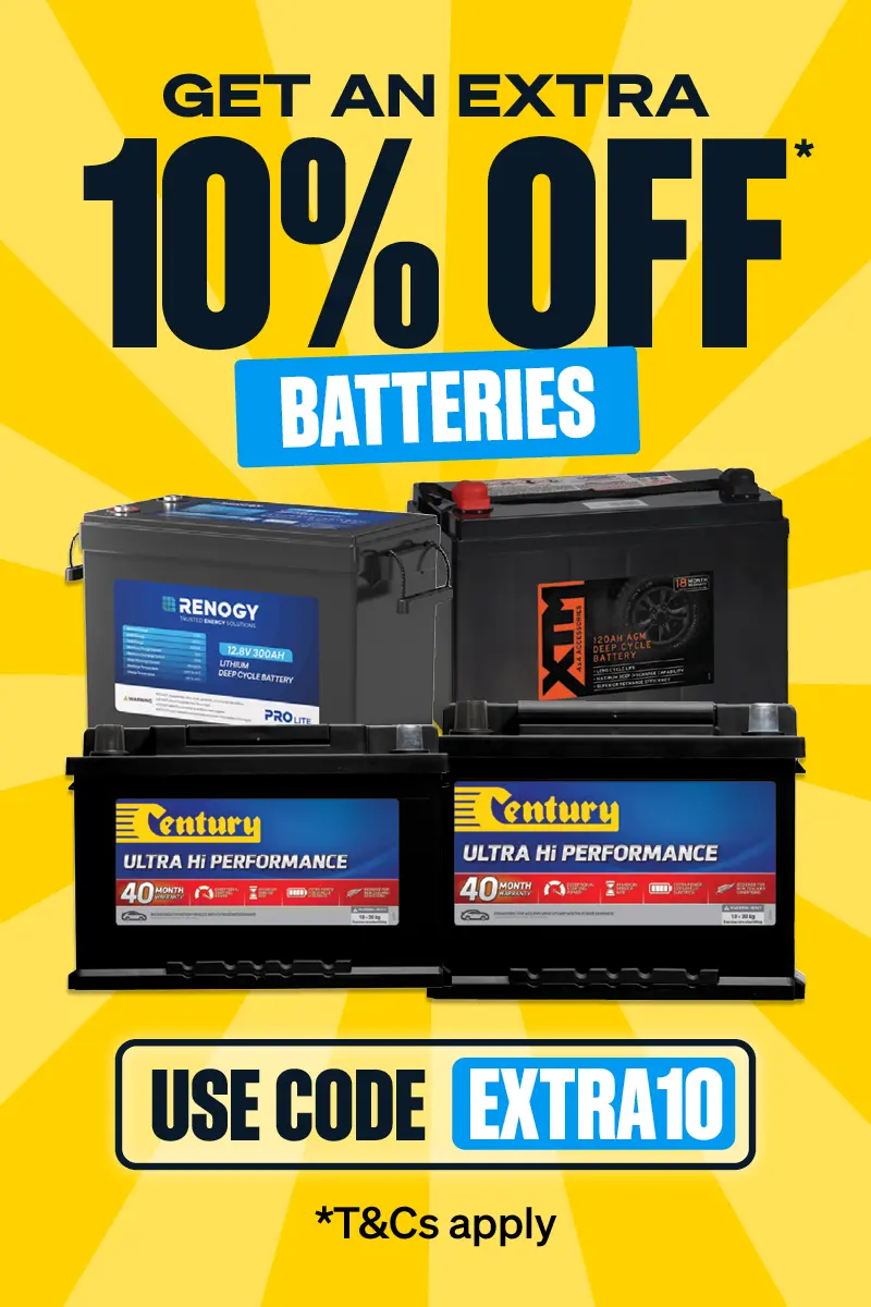 get an Extra 15% OFF Your order when you spend $100 or More  on batteries 
