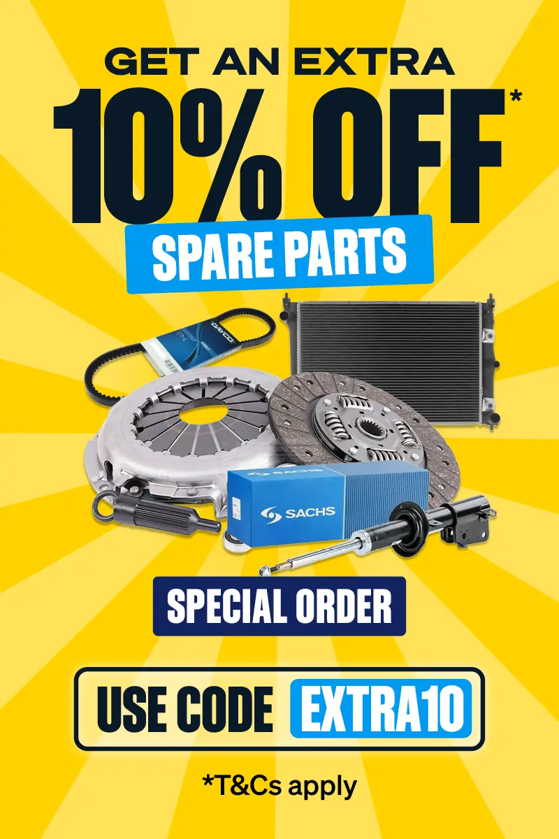 get an Extra 15% OFF Your order when you spend $100 or More  on Spare Parts 