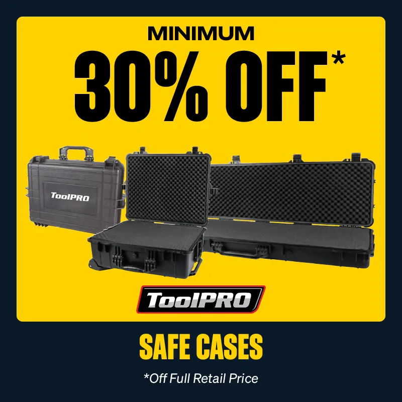 Minimum 30% OFF ToolPRO Safe Cases