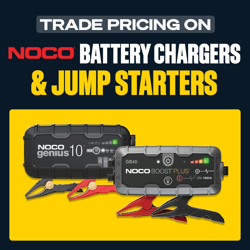 Trade Pricing on NOCO Battery Chargers and Jump Starters