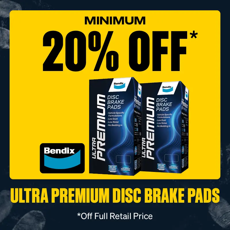 Minimum 20% OFF Bendix Ultra Premium Disc Brake Pads