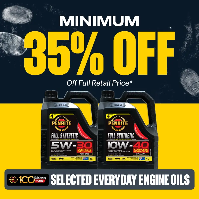Min 30% OFF Selected Penrite Everyday Engine Oils