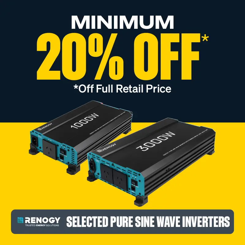 Minimum 20% OFF Renogy Pure Sine Wave Inverters