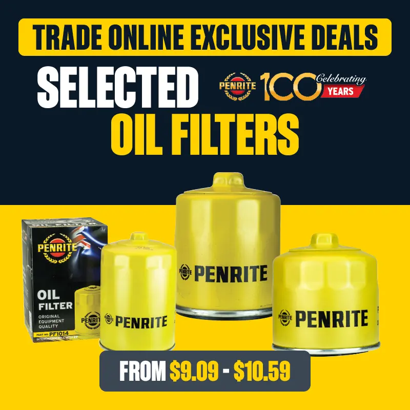 Trade Online Exclusive Deals - Selected Penrite Oil Filters $XX.XX(lowest) - $XX.XX(highest)
