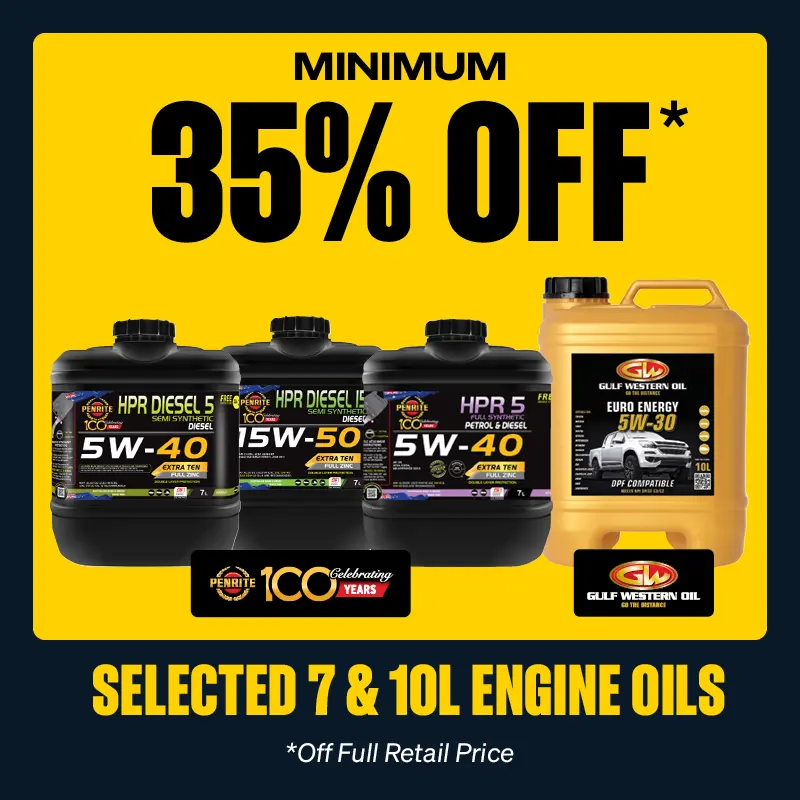 Minimum 35% OFF Select 7 & 10L Engine Oils