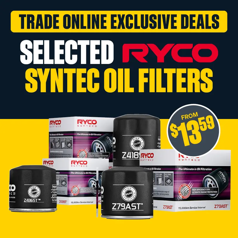 Trade Online Exclusive - Selected Ryco Syntec Oil Filter