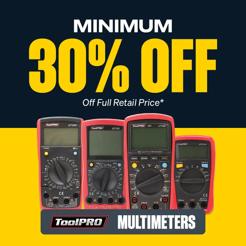 Min 30% OFF ToolPRO Multimeters