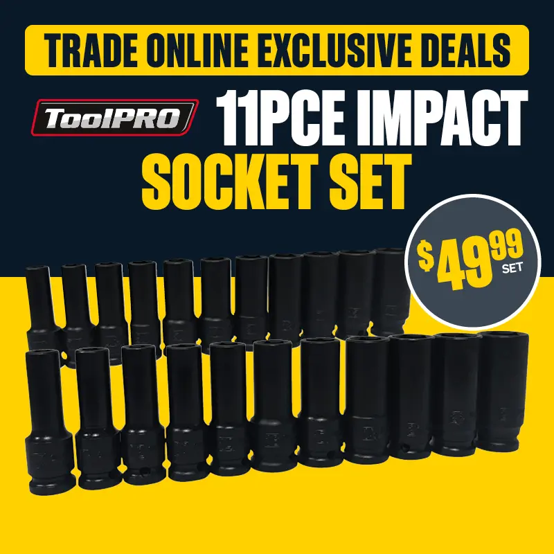 Trade Online Exclusive Deal - Selected ToolPRO Socket Sets 49.99