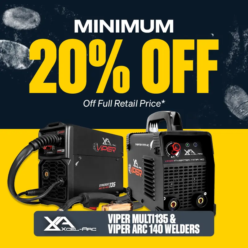 Min 20% OFF Viper MultiProcess and Arc Welder