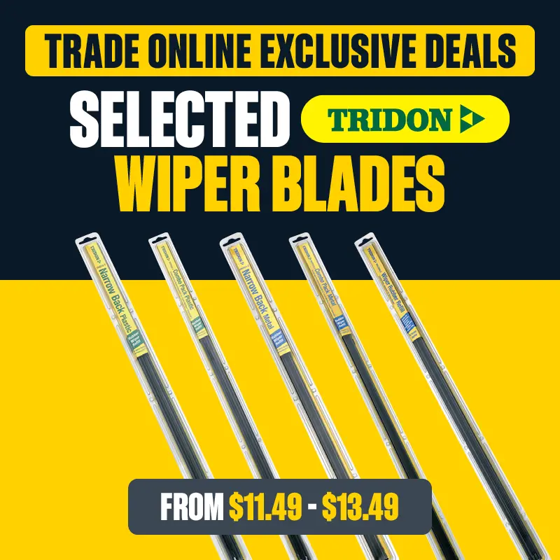 Trade Online Exclusive Deal - Select Tridon Wiper Blades from $11.49 - 13.49