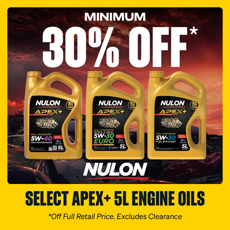 Minimum 30% OFF Select APEX+ 5L Engine Oils