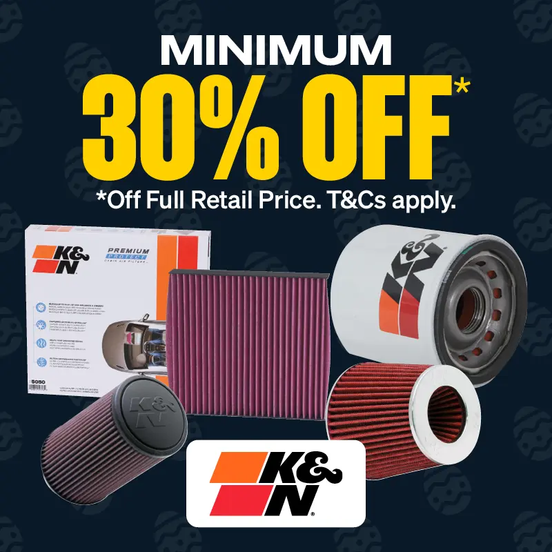 Minimum 30% OFF K&N