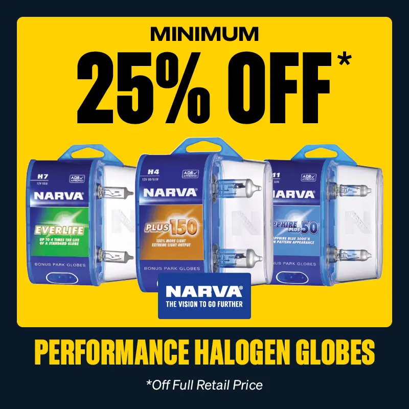 Minimum 25% OFF Narva Performance Halogen Globes