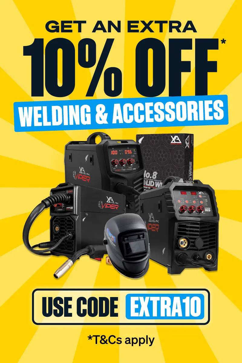 get an Extra 15% OFF Your order when you spend $100 or More  on Welding 
