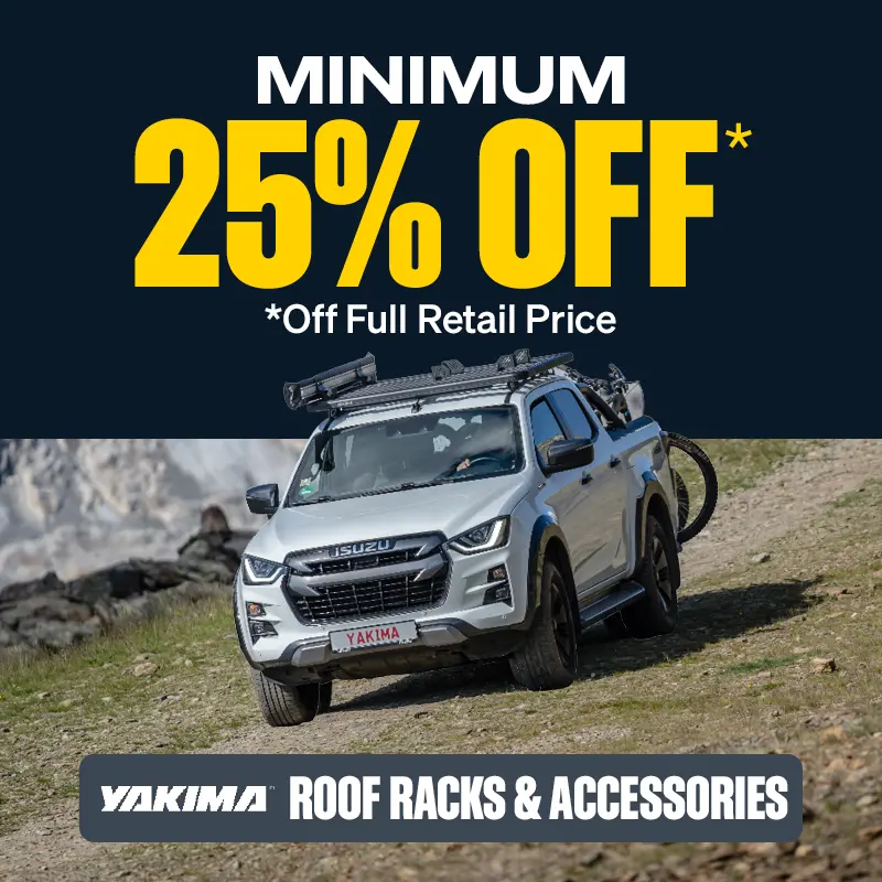 Minimum 25% OFF Yakima Roof Racks & Accessories